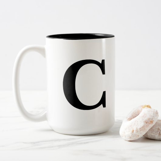 2 Couleurs Tasse de "C" (Avec donut)