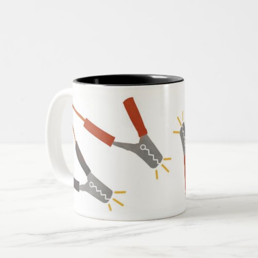 2 Couleurs tasse de câble de pullover (Devant gauche)