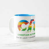 2 Couleurs Tasse de CAC (Devant gauche)