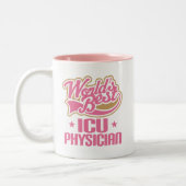 2 Couleurs Tasse de cadeau d'appréciation de médecin d'ICU (Gauche)