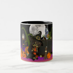 2 Couleurs Tasse de cadeau de Halloween avec la petite