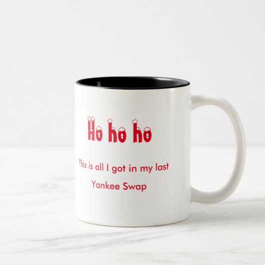 2 Couleurs Tasse de cadeau d'échange de Yankee (Droit)