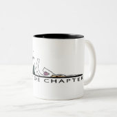 2 Couleurs Tasse de café (Devant droit)