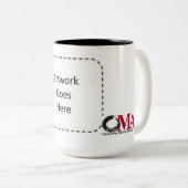 2 Couleurs Tasse de café (Devant droit)