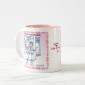 2 Couleurs TASSE de "café" (Devant gauche)