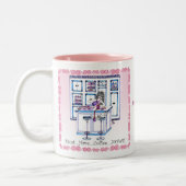 2 Couleurs TASSE de "café" (Gauche)