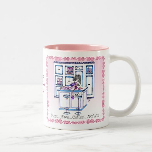 2 Couleurs TASSE de "café" (Droit)