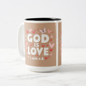 2 Couleurs tasse de café (Devant gauche)