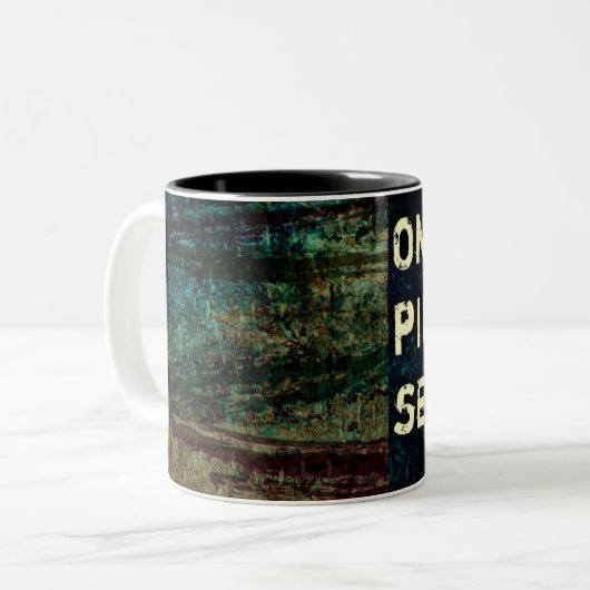 2 Couleurs Tasse de café (Devant gauche)