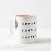 2 Couleurs tasse de café (Devant gauche)