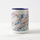 2 Couleurs Tasse de café (Centre)