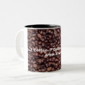 2 Couleurs tasse de café (Devant gauche)