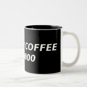 2 Couleurs Tasse de café #000000