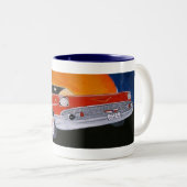 2 Couleurs tasse de café 1957 chevy rouge (Devant droit)