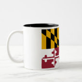 2 Couleurs Tasse de café à deux tons de drapeau d'état du (Gauche)