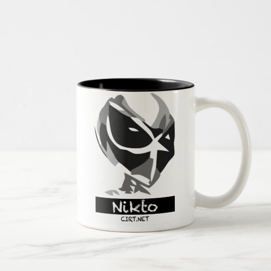 2 Couleurs Tasse de café à deux tons de Nikto (Droit)