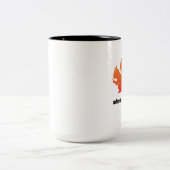 2 Couleurs Tasse de café à deux tons de Schmessages ! (Centre)