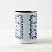 2 Couleurs Tasse de café à la maison de citation (Centre)