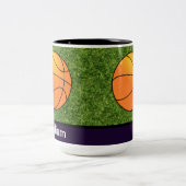 2 Couleurs Tasse de café à thème basketball (Centre)