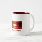 2 Couleurs Tasse "de café atomique" (grande) (Devant droit)