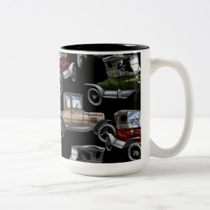 2 Couleurs Tasse de café Auto Nostalgie Voitures Classiques