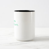 2 Couleurs Tasse de café avec citation musicale (Centre)