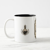 2 Couleurs Tasse de café avec étiquette de potion d'apothicai (Gauche)
