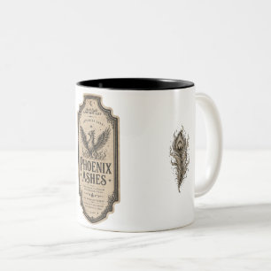 2 Couleurs Tasse de café avec étiquette de potion d'apothicai