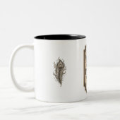 2 Couleurs Tasse de café avec étiquette de potion d'apothicai (Gauche)