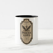 2 Couleurs Tasse de café avec étiquette de potion d'apothicai (Centre)