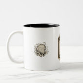 2 Couleurs Tasse de café avec étiquette de potion d'apothicai (Gauche)