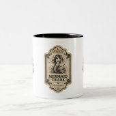 2 Couleurs Tasse de café avec étiquette de potion d'apothicai (Centre)