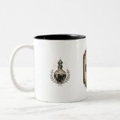 2 Couleurs Tasse de café avec étiquette de potion d'apothicai (Gauche)