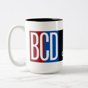2 Couleurs Tasse de café avec logo BCD