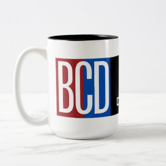 2 Couleurs Tasse de café avec logo BCD