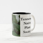 2 Couleurs Tasse de café blanche de Trillium (Devant droit)