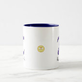 2 Couleurs Tasse de café Blueberry Pi Cute Math Pi Day (Centre)