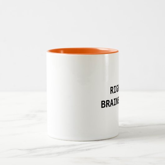 2 Couleurs Tasse de café Brained droite (Centre)