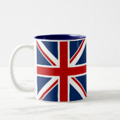 2 Couleurs Tasse de café britannique de drapeau (Gauche)