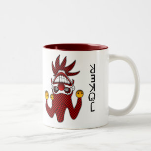2 Couleurs Tasse de café carte Joker