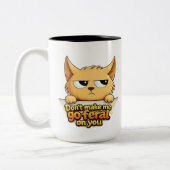 2 Couleurs Tasse de café Chat Drôle (Gauche)
