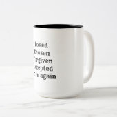 2 Couleurs Tasse de café choisie (Devant droit)