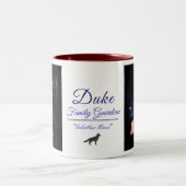 2 Couleurs Tasse de café commémorative de cadeau d'animal (Centre)