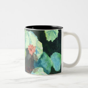 2 Couleurs Tasse de café - conception mignonne - nénuphars