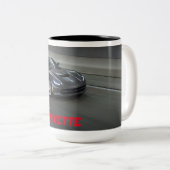 2 Couleurs Tasse de café convertible de Corvette (Devant droit)
