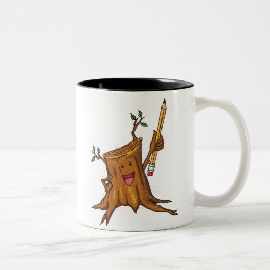 2 Couleurs Tasse de café courtaude (Droit)