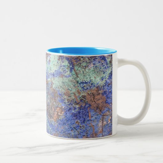 2 Couleurs Tasse de café--Cuivre bleu (Droit)