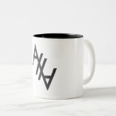2 Couleurs Tasse de café d'abolitionniste B (Devant droit)