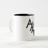 2 Couleurs Tasse de café d'abolitionniste B (Devant gauche)