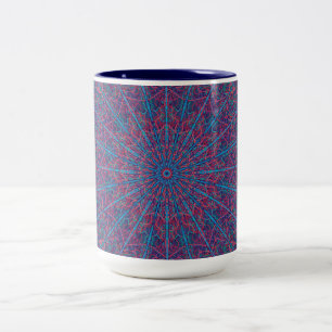 2 Couleurs Tasse de café d'Abstact (1)